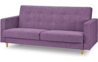 Прямой диван-кровать Брисбен Лайт фиолетового цвета