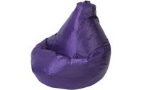 Кресло мешок груша L Оксфорд фиолетовое