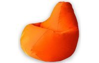 Кресло мешок груша Фьюжн L оранжевое