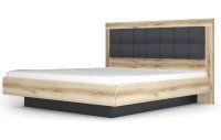 Кровать-5 с подъемным основанием 1800 экокожа Вега Скандинавия