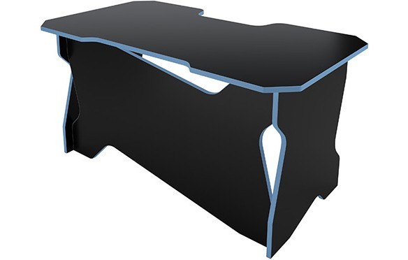 Игровой компьютерный стол RVG Черный/Голубой 160