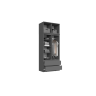 Челси Шкаф 2-х створчатый комбинированный + антресоль к шкафу 900