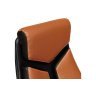 Кресло GLOSS хром, коричневый/черный, 57