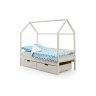 Детская кровать-домик Бельмарко Svogen белый с ящиками