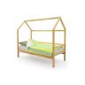 Детская кровать-домик Бельмарко Svogen натура (без покрытия) с ящиками