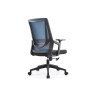Кресло офисное,вращающееся LJ-2201В BLUE+BLACK (610*500*1070), LJ-2201В BLUE+BLACK ИМП