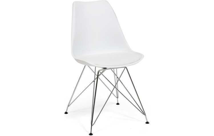 Стул TULIP IRON CHAIR (mod.EC-123), white (белый)