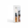 Шкаф 2-х дверный с зеркалами (гл.560) Монако МН-48 белое дерево