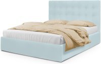 Кровать Адель голубого цвета 180*200 см