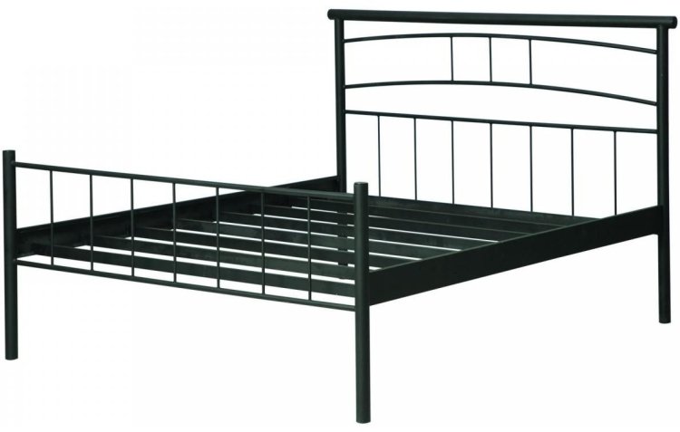 Кровать двойная Токио 42.25 Металл черный
