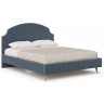 Карен Кровать 1600 с кроватным основанием (Синий/Светло-серый)