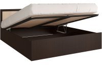 Фиеста Кровать с подъемным механизмом 1,4м (Дуб беленый, венге)