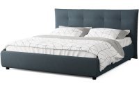 Кровать Фабио темно-синего цвета