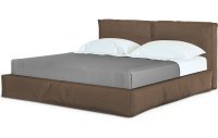 Кровать Латона коричневого цвета 180*200 см