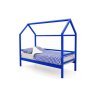 Детская кровать-домик Бельмарко Svogen синий с бортиком