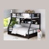 Двухъярусная кровать Гранада-1ПЯ, черная