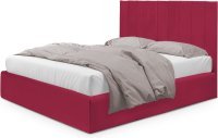 Кровать Нью-Йорк красного цвета 180*200 см