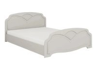 Натали №1 Кровать 1,4м (Белый глянец холодный, белый)