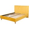 Бари Кровать 1600 мягкая с подъёмным механизмом Горчичный, ткань PHUKET 1038